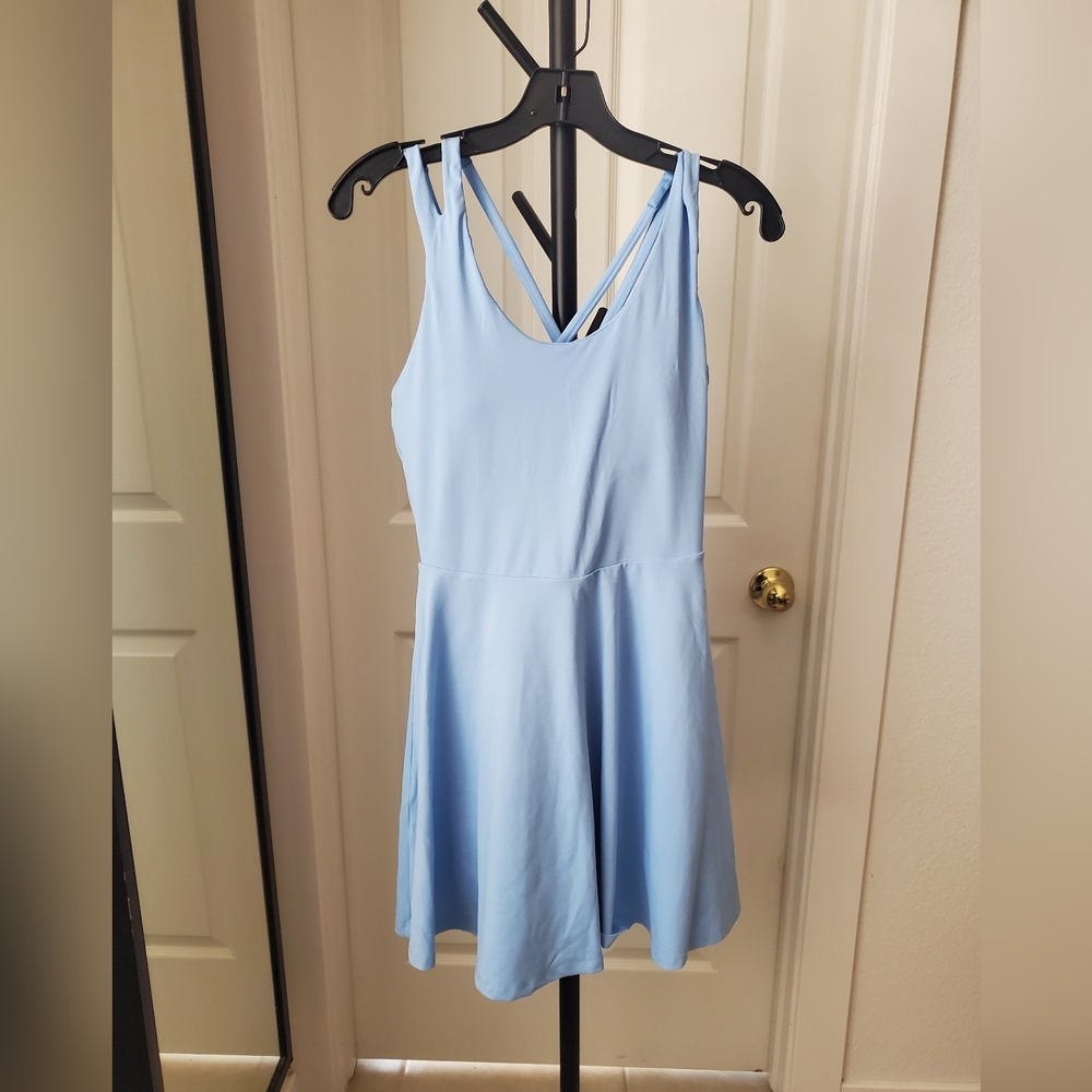 Fabletics Blue Halter Sundress Mini